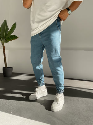 Ice Blue Jogger Jeans BB5259