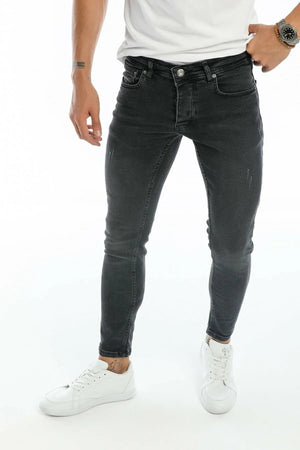 Anthracite Skinny Jeans LA023