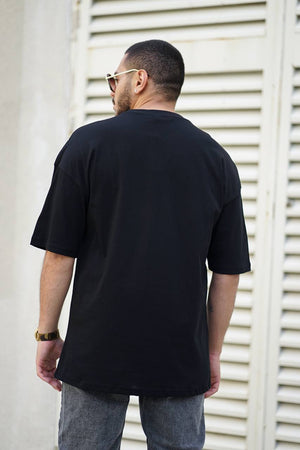 Sneakerjeans Black Teddy Oversize T-Shirt ES84