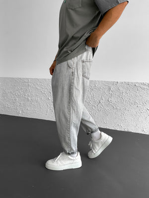 Gray Baggy Jeans BB6780