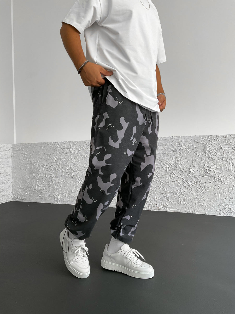 Anthracite Camouflage Jogger Pant BB6808