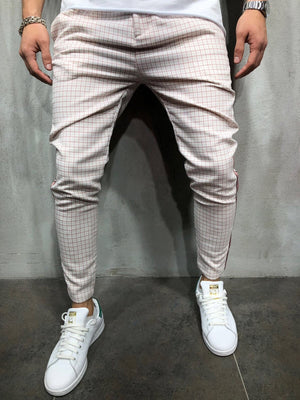 Pink Side Striped Casual Jogger Pant A145 Streetwear Jogger Pants - Sneakerjeans