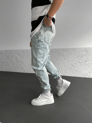 Ice Blue Jogger Jeans BB6288