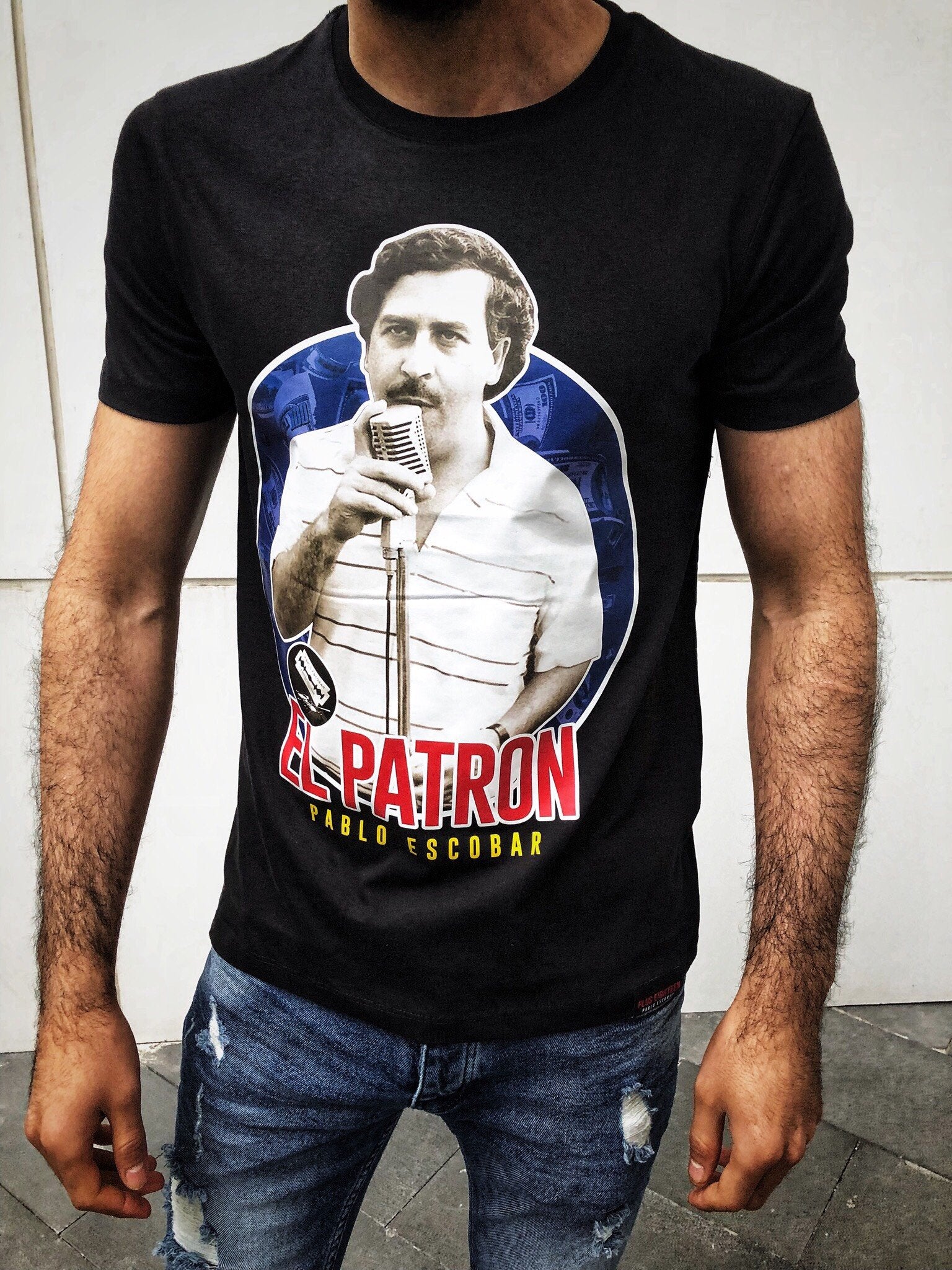 vergeten Vertrappen Agressief Black Escobar El Patron Printed T-Shirt OT10 Streetwear T-Shirts |  Sneakerjeans
