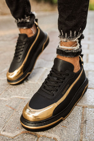 Black Gold Sneaker CH041