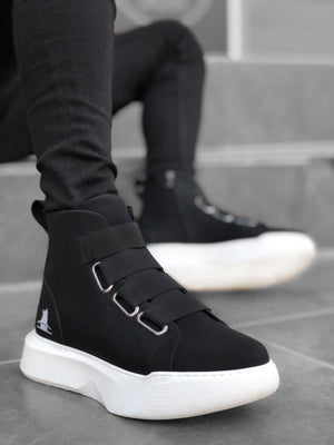 Black Mid Top Sneaker BA0142