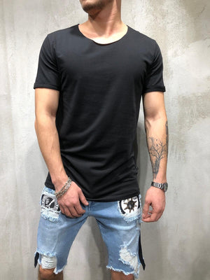 Black Oversize T-Shirt AY350 Streetwear T-Shirts - Sneakerjeans