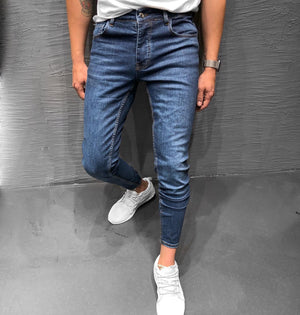Blue Jeans Ultra Slim Fit Jeans KB165 Streetwear Mens Jeans - Sneakerjeans