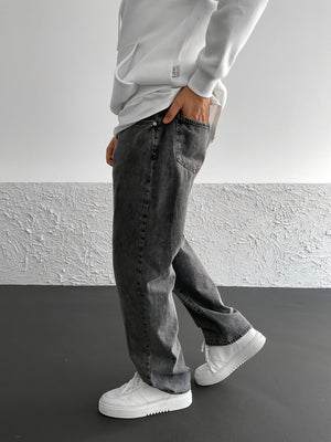 Gray Baggy Jeans BB6101