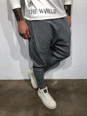 Gray Baggy Jogger Pant B313 Streetwear Jogger Pants - Sneakerjeans