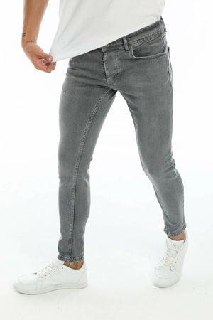 Gray Skinny Jeans LA002