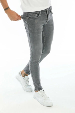 Gray Skinny Jeans LA002