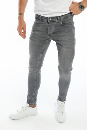 Gray Skinny Jeans LA023