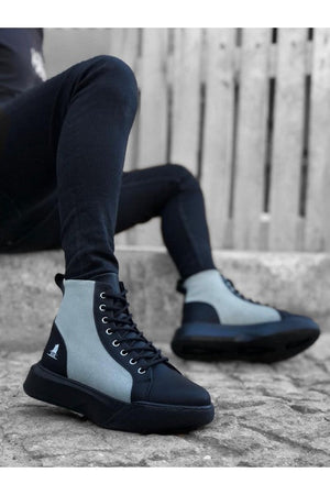 Gray Sneaker Boot BA0256