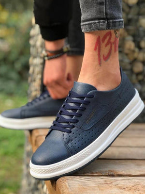 Navy Sneaker CH043 Streetwear Sneaker - Sneakerjeans