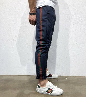 Navy Striped Jogger Pant B148 Streetwear Jogger Pants - Sneakerjeans