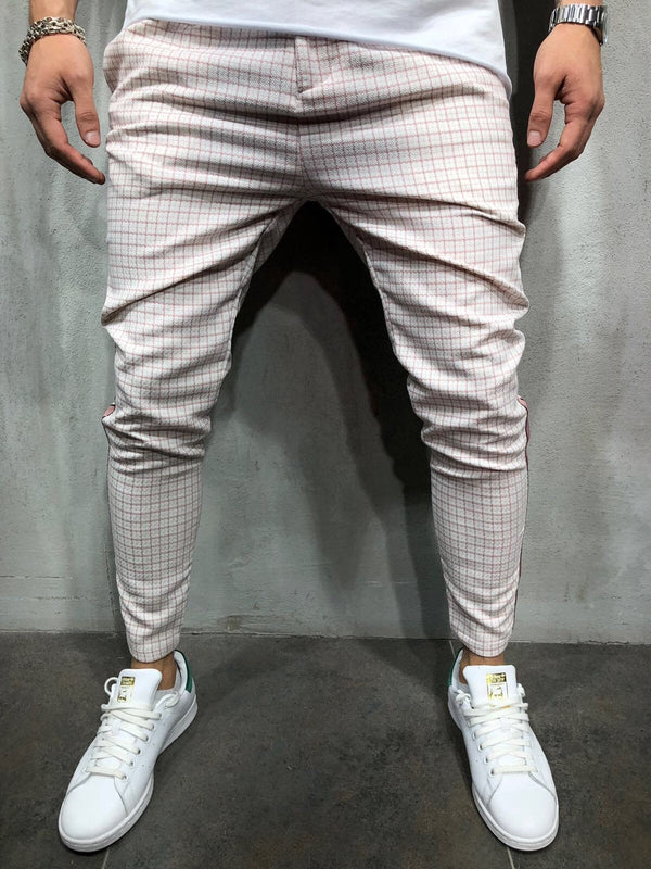 Pink Side Striped Casual Jogger Pant A145 Streetwear Jogger Pants - Sneakerjeans