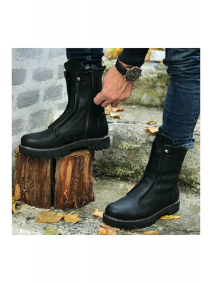 Sneakerjeans Black Military Boots CH027