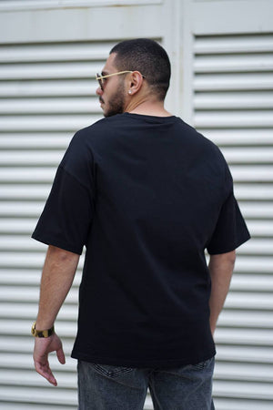 Sneakerjeans Black Skull Oversize T-Shirt ES83