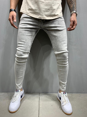 Sneakerjeans Light Gray Skinny Jeans AY916