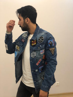 Sneakerjeans Patched Jeans Jacket AY161