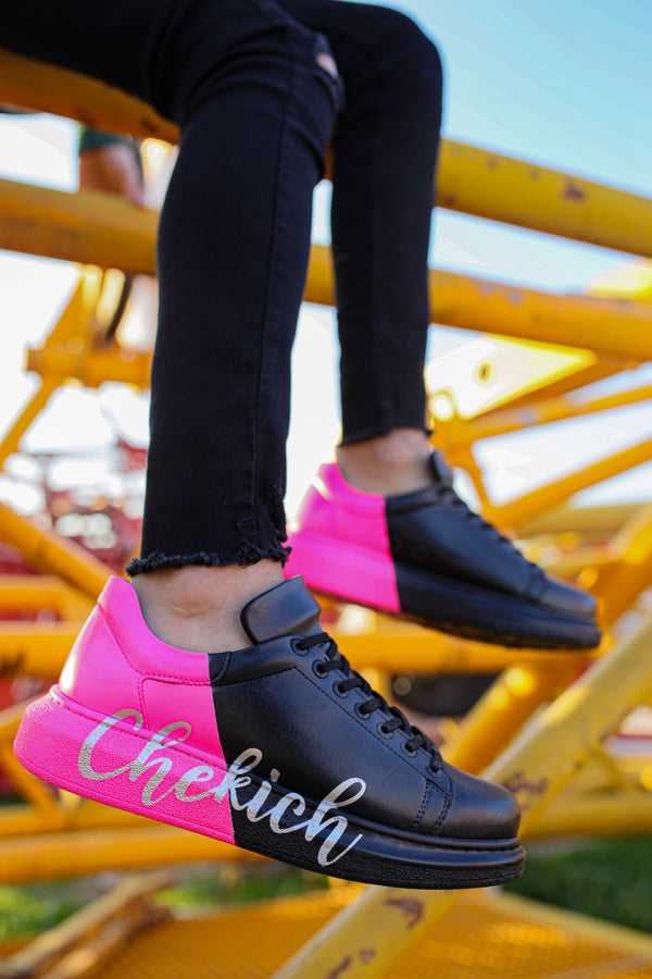 Sneakerjeans Pink Graffiti Sneaker CH477