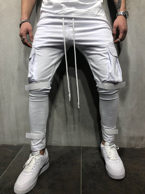 White Jogger Pant A55 Streetwear Jogger Pants - Sneakerjeans