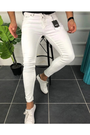 White Skinny Jeans 999